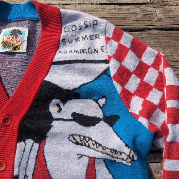 Wah-Wah Filthy ratbag Cardigan Sweater - Picture 3 of 12